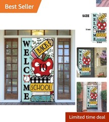 35″x71″ Back to School Celebration Banner – Eye-catching Polyester Decor