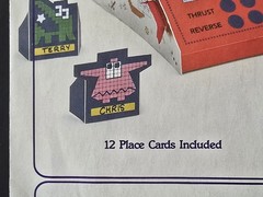 Video Game Hallmark Centerpiece Birthday Party Invaders 12″ NOS (38) Place Cards