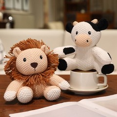 Crochet Stuffed Animals Soft Thread Plush Hand-Crocheted Toys Kid & Adult-Friend