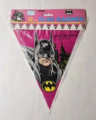 Vintage 1991 DC Comics Batman Returns 12 Foot Vinyl Birthday Party Banner