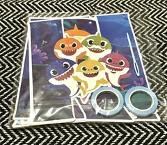 New Baby Shark Two-Pack Happy Birthday Banner And Hanging Decor, Kid’s Birthday