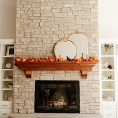 4 Pack Fall Leaf Garland, Total 23.6Ft Artificial Fall Vines Autumn Garland Fall