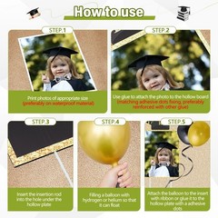 13 Pcs Glitter Graduation Yard Signs with Stakes, Class of 2026 Outdoor Decor, P