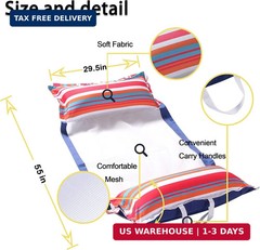FindUWill Fabric Pool Hammock Floats, XL, 2Pack Inflatable Water Hammocks Floati