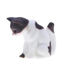 Miniature Cat Climbing Frame Scene Prop for Dollhouses and DIY Projects
