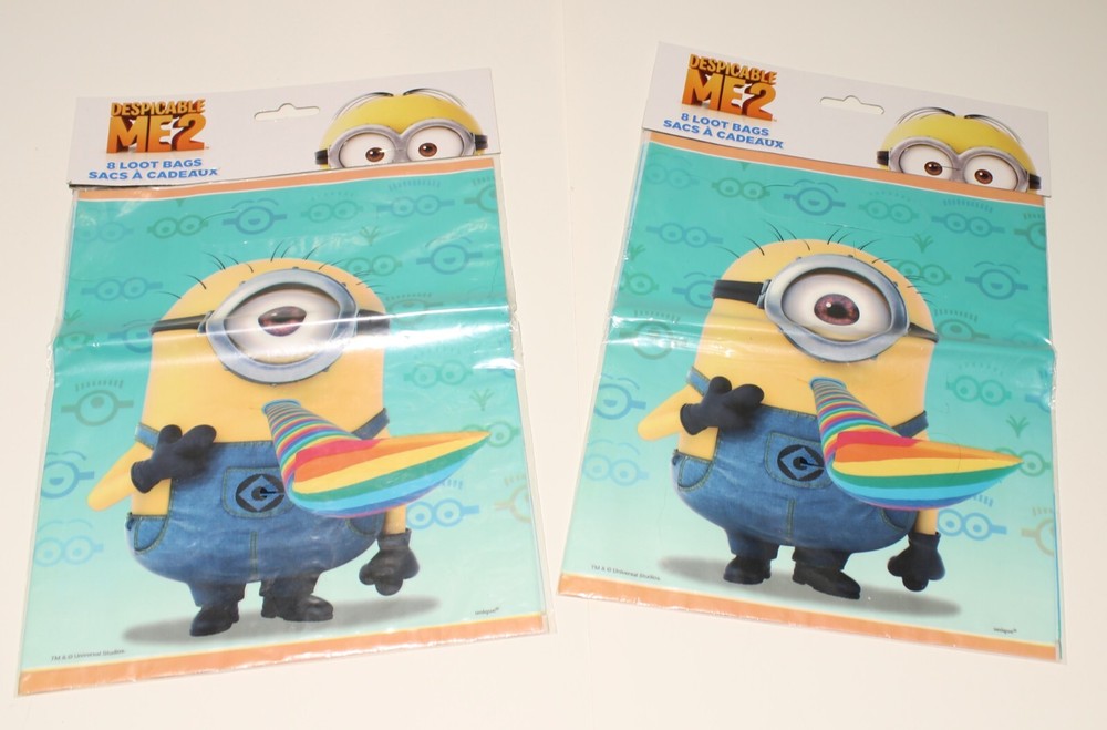 Minions Despicable Me Birthday Party Loot Bags