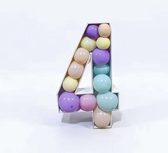 4 FT Marquee Mosaic Numbers for Balloons New Year Anniversary birthday Decor