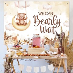Teddy Bear Baby Shower Decorations – Baby Boxes with Letters,Boho Balloons,We…