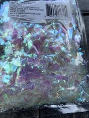 Pack Plastic Reusable Light Pink/Clear Confetti Party Decor 0.88oz/25g FREE S&H.