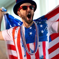 100PCS 4th of July Accessories, 250th Anniversary Patriotic Beads Necklace Bu…