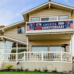 250th Anniversary American Banner Flag, 17762026 USA 250th Birthday Premium B…