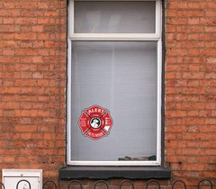 Pet Alert Stickers Static Cling Window Decals 5*5 inches, Multicolor