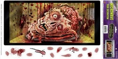 Microwave Door Peel & Place Haunted House Halloween Party Hanging Decoration