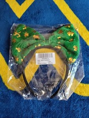St. Patrick’s Day Bday Party Set Headband Window Clings Cake Topper 2yo Shamrock