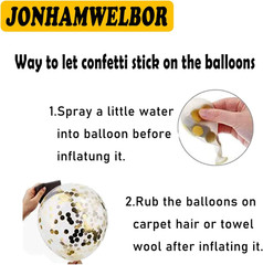 40Th Birthday Balloons Gold and Black Party Decorations 15 Pack 12 Inch Latex an