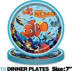 Finding Nemo Party Supplies Set Plates Balloons Banner Cake Topper Birthday Gift