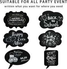 11pcs Large Size Blank Photo Booth Props Signs for all kinds of parties