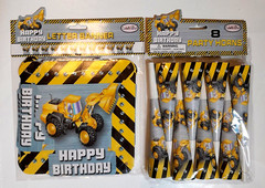 Extra 10% OFF Bundle of Construction Theme Kids Party Supply 71 pcs