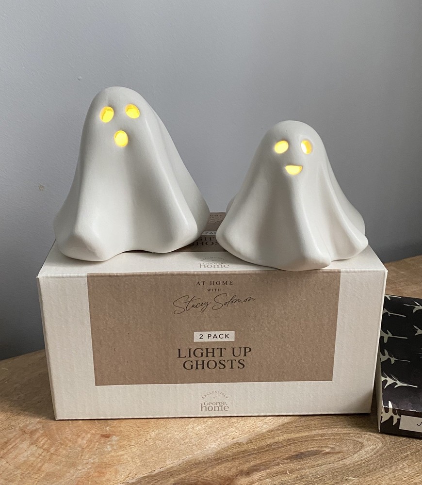 Exclusive At Home with Stacey Solomon Light Up Ghosts – 2 Pack New In Box