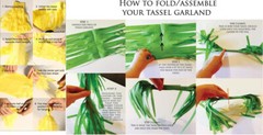 5/10/50 Paper Tissue Tassel Garland PomPom Hanging Wedding Home Decor Supplies