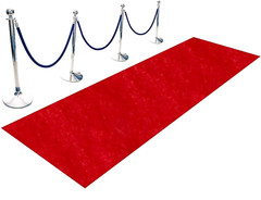 Red Carpet Runner for Party Wedding Aisle Decorations 4FTx15FT Aisle Runners NEW