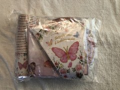 Butterfly Birthday Party Kit 98pc