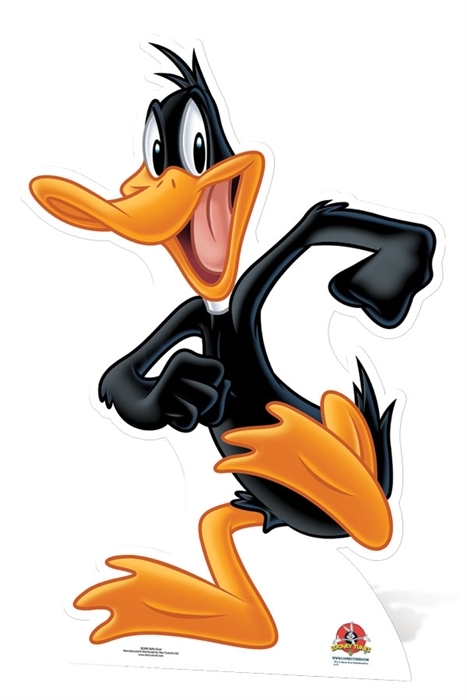 Daffy Duck Cartoon Cardboard Cutout Stand up Great fun for Looney Tunes Fans!