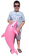 Huge 40″ Pearlized Dolphin INFLATE Inflatable Pool Beach Poolside Aquatic The…