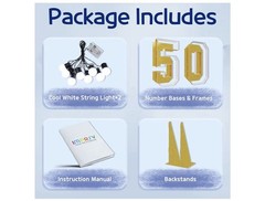 Marquee Light Up Number 50 Or 5 Party Backdrop Birthday/anniversary 3’tall