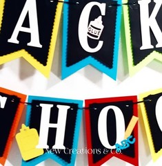 Back to School Banner Classroom Banner Homeschooling First Day of School