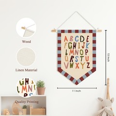Room Decor, ABC Alphabet Posters Wall Pennants Banners