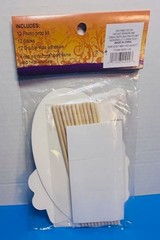 HALLOWEEN PHOTO BOOTH PROPS 12 Pc Photobooth NIP Fangs Ghosts Coffins Glasses