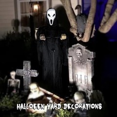 Halloween Scarecrow Ghost Outdoor Decorations, 7.5Ft Halloween Rotated Style