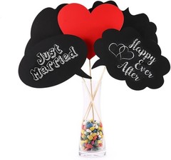 11pcs Large Size Blank Photo Booth Props Signs for all kinds of parties