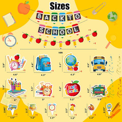 21Pcs Back to School Decorations Banners Hanging Swirls Cake Topper for First Da
