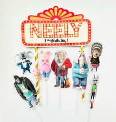 Personalized Sing Cake Topper