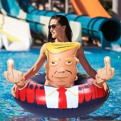Pool Float Donald Trump Summer Giant Presidential Inflatable Pool Float, Suit…