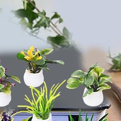 Inspire with These 20 PCS Miniature Plant Models Craft Lovers
