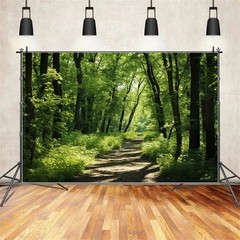 Forest Tree Tropical Rainforest Jungle Backdrop Party Photo Background Banner