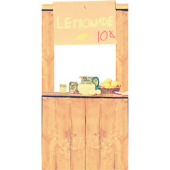 SS11244 Lemonade Stand Store Stand In Cardboard Cutout Standee Standup Stand In