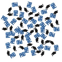 120 PCS Congrats PhD Dr PHinally Done Graduation Glitter Table Confetti