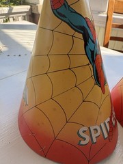 (6) Amazing Spider-Man 1978 Kids Birthday Hats – Marvel Comics