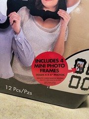 Amscan 12 Piece Photo Booth Prop Frames