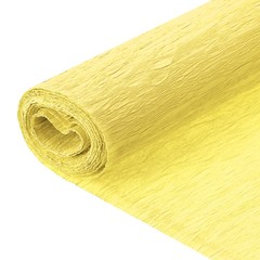 2Pcs Crepe Paper 7.9ft Long 20″ Wide Pale Yellow Crepe Paper Roll