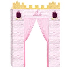 Princess Party Decoration Kit, 12»x12» Pink Cardboard Castle Playhouse with