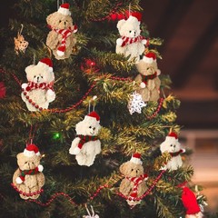 Beautiful Bear Pendant Bag Hanging Decorations for Festival Home and Parties