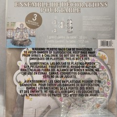 7 Sets Communion Baptism Easter Table Decor Kit Floral purple Cross Christian