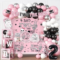 240pcs Bad The Bone Party Decorations Girl, Bad The Bone Party Decorations wi…