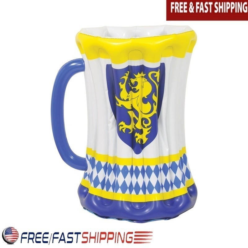 Oktoberfest Inflatable Cooler 48 Can Capacity Party Supplies Decorations 27×18