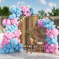 Pastel Pink Balloons | Valentine’s Day Balloons Garland Kit, 5/12/18 Inch | B…